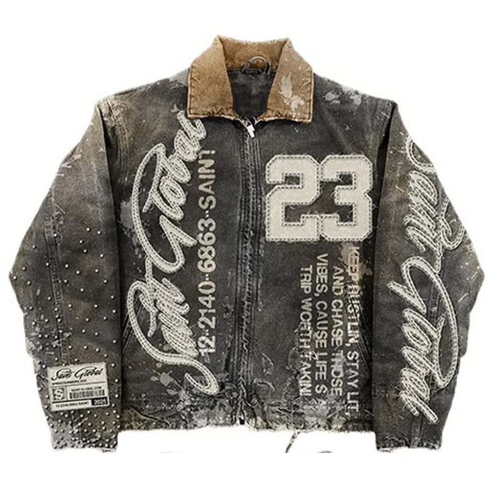 Streetwear denim jacket